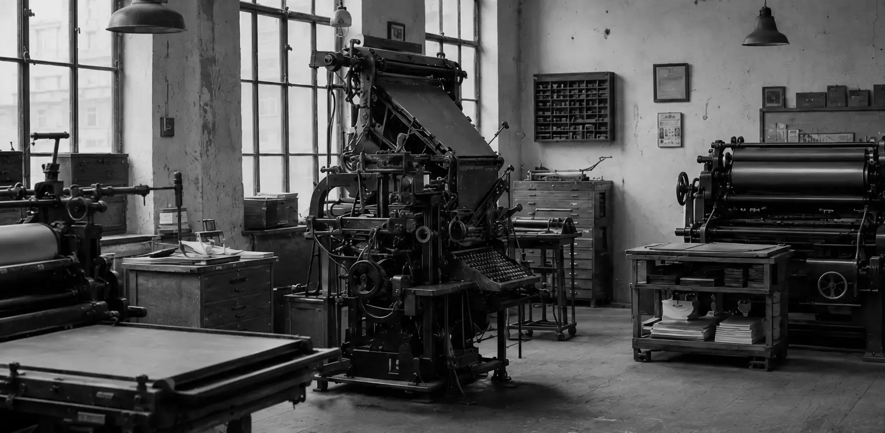 1960'lar geleneksel dizgi makinesi