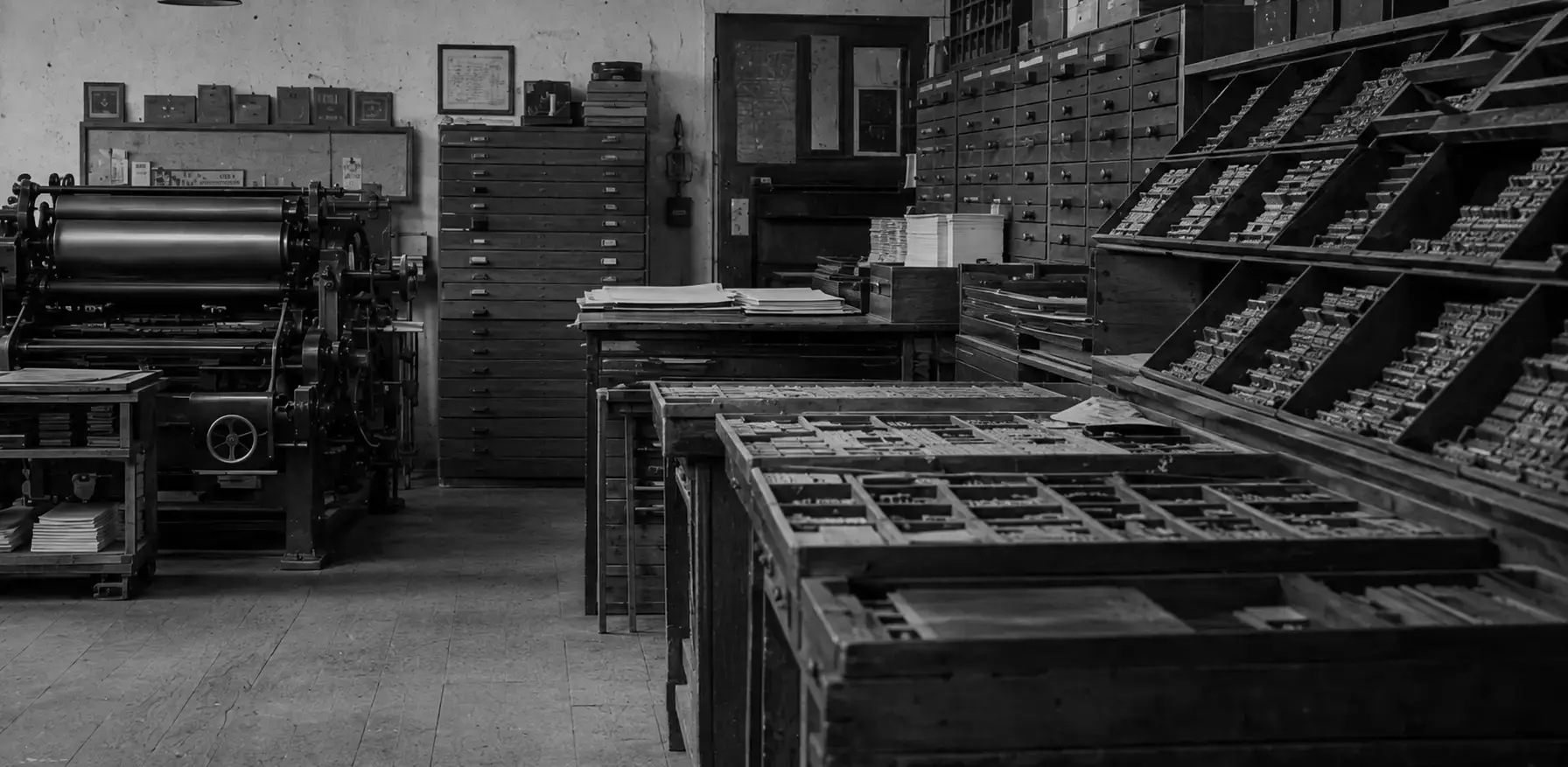1960'lar matbaa hurufat kasaları